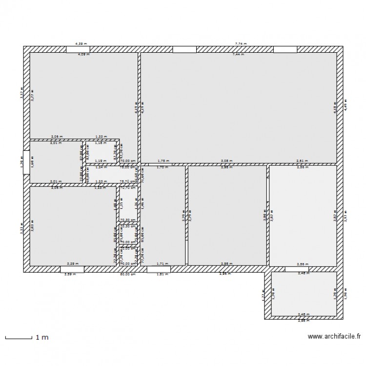 vulaines. Plan de 0 pièce et 0 m2