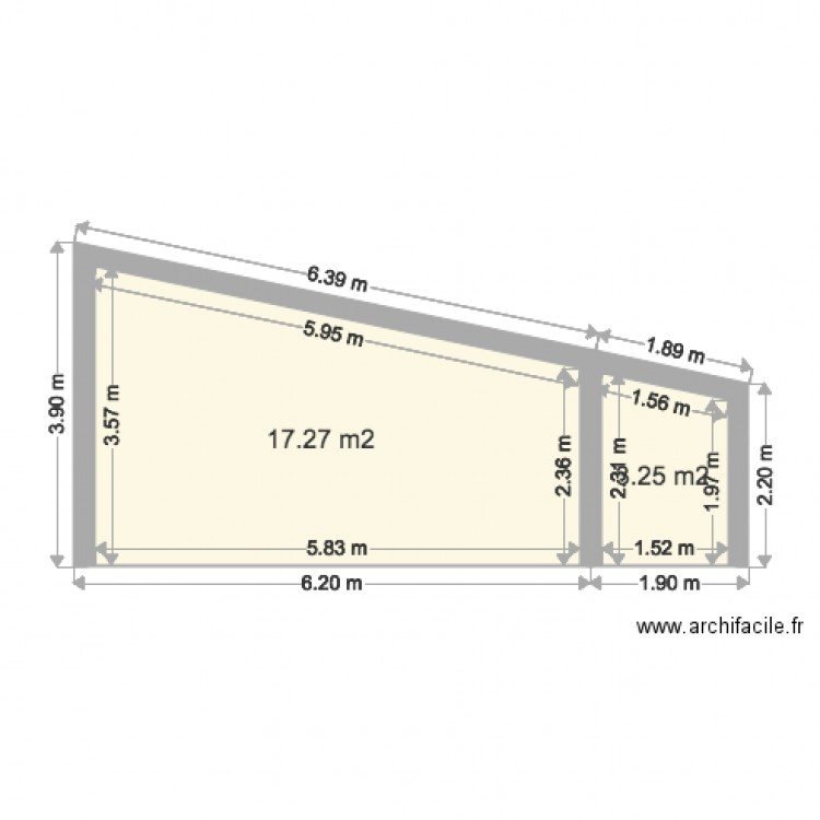 GARAGE BACK. Plan de 0 pièce et 0 m2