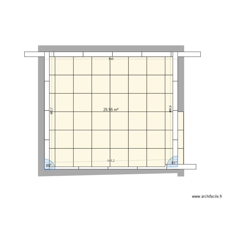 calepinage SDJ 1. Plan de 0 pièce et 0 m2