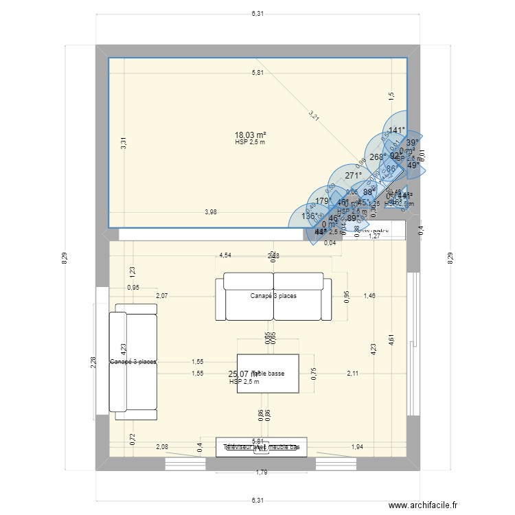 BOUJON. Plan de 0 pièce et 0 m2