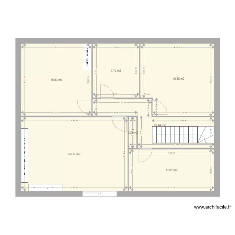LUC 1er étage avant travaux 2 janv. Plan de LUC 1er étage avant travaux 2 janv. Plan de