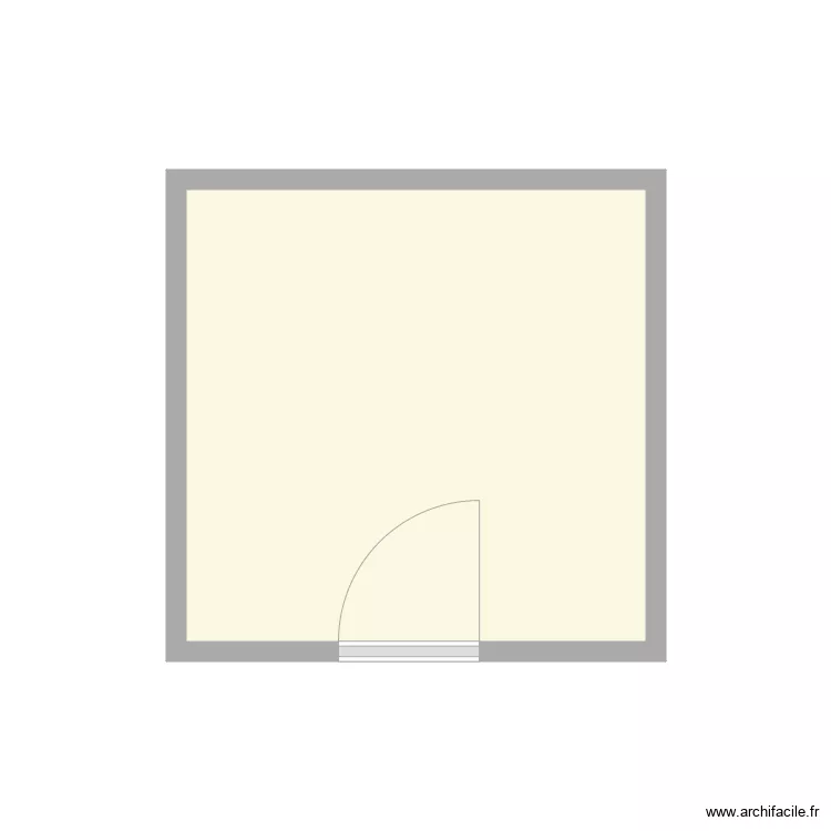 Cabanon St Miel. Plan de 