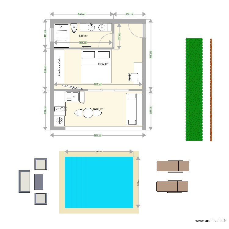 St Bath. Plan de 0 pièce et 0 m2