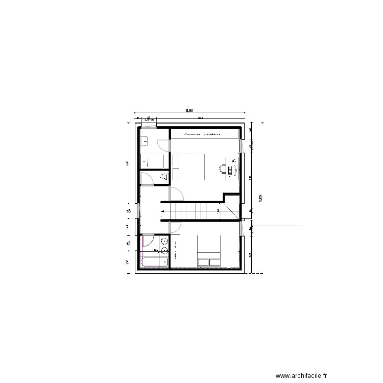 celony V1 étage. Plan de 0 pièce et 0 m2