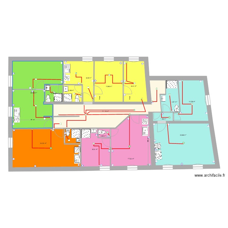 provins halid elect sans amenagement. Plan de 0 pièce et 0 m2