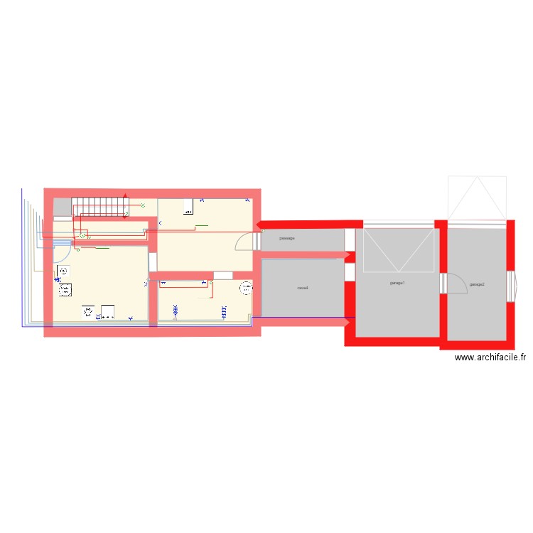 installation electrique1. Plan de 0 pièce et 0 m2