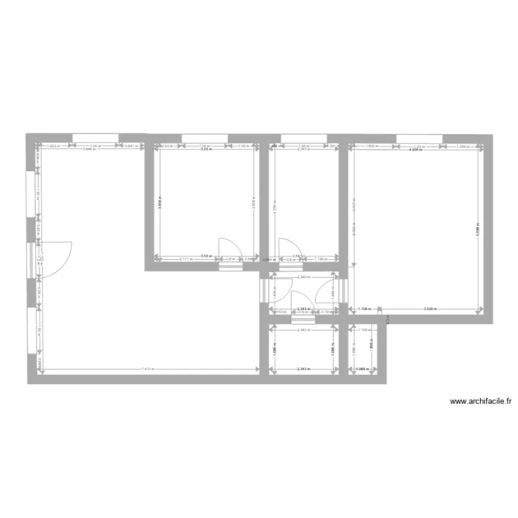 cecilia e andrea medidas. Plan de 