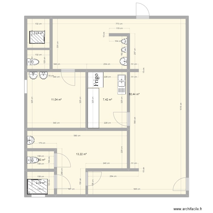 Plan Vestiaire Réfectoire New 1. Plan de 0 pièce et 0 m2