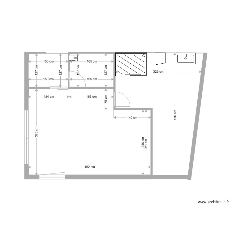 extension 11. Plan de 0 pièce et 0 m2