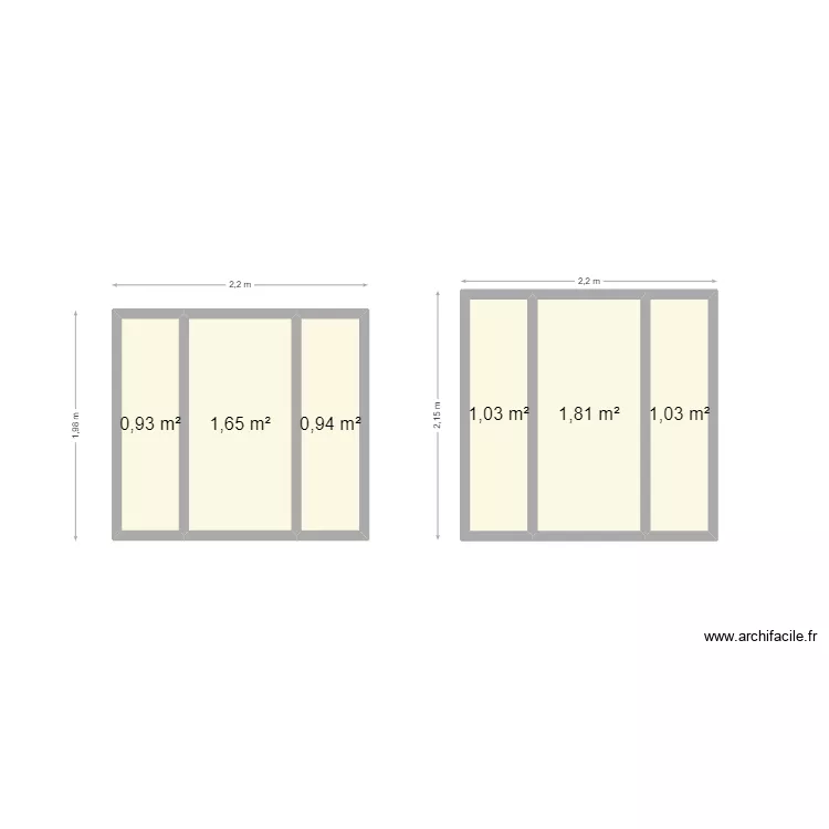 Portes de garage 2. Plan de 