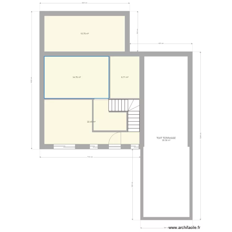 delire etage. Plan de 