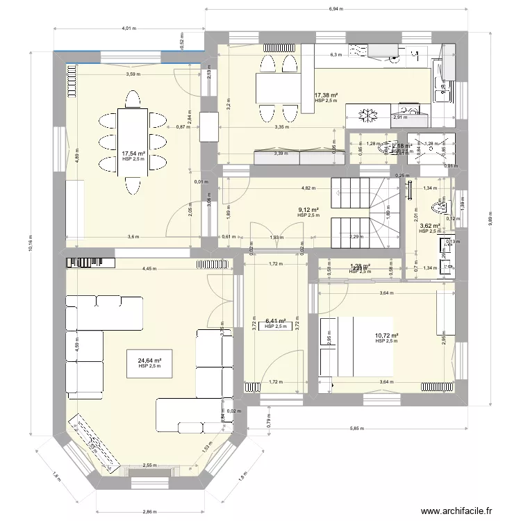 RDC OISEME projet 2. Plan de RDC OISEME projet 2. Plan de