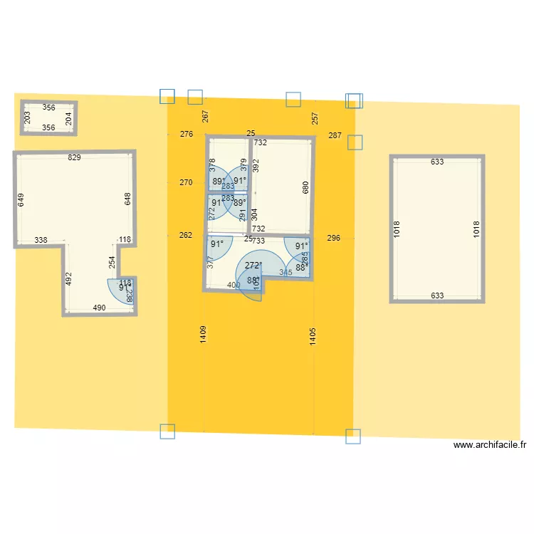 riffaud sainte marie de la mer. Plan de 