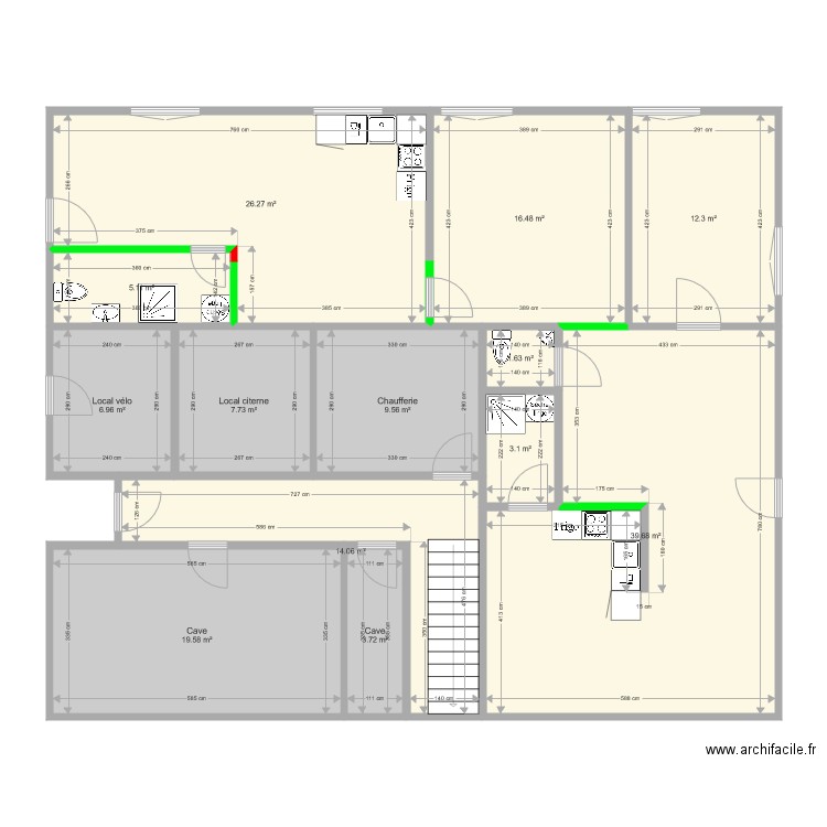 Rez 2log defdef. Plan de 0 pièce et 0 m2