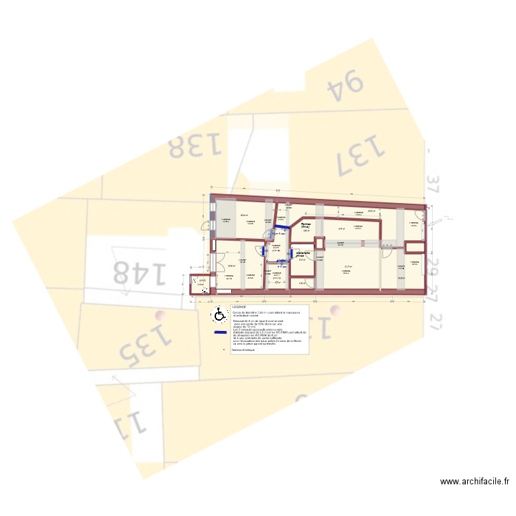 Definitive_vHauteurs. Plan de 13 pièces et 122 m2