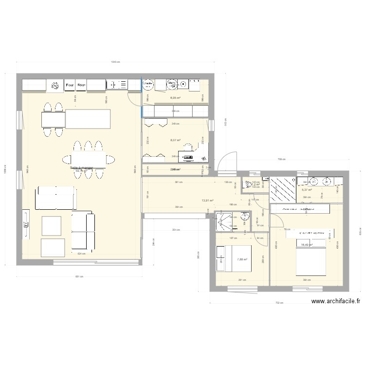 SAUMANE 2. Plan de 0 pièce et 0 m2
