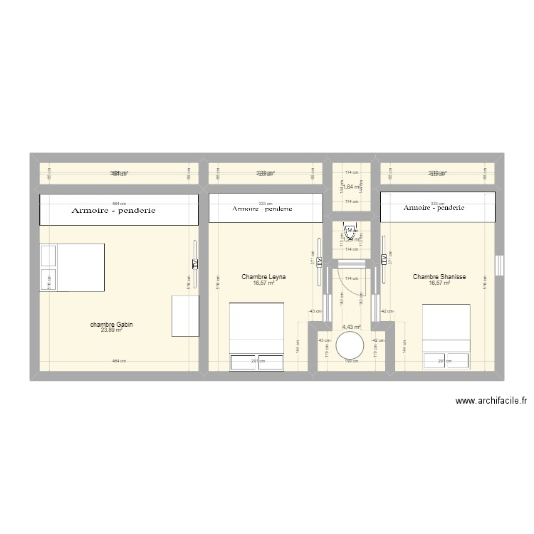 étage V2. Plan de 0 pièce et 0 m2