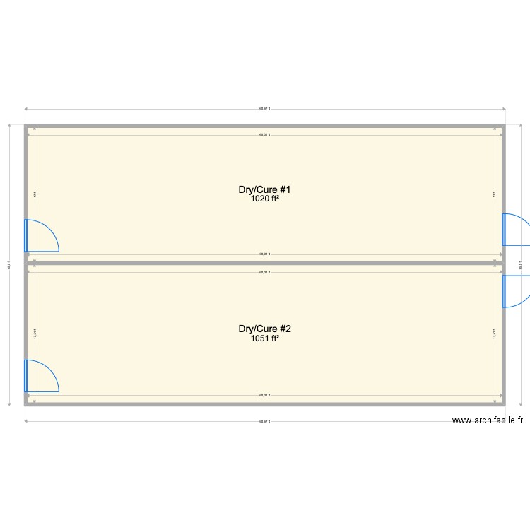 STL Can - Dry 1 and 2. Plan de 0 pièce et 0 m2