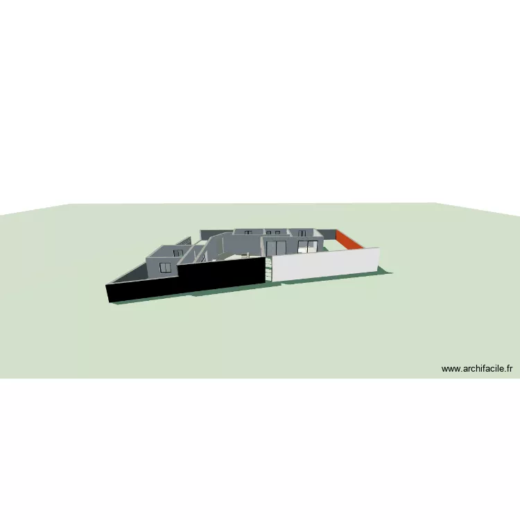 Maison Julie. Plan de 6  et 113 m²