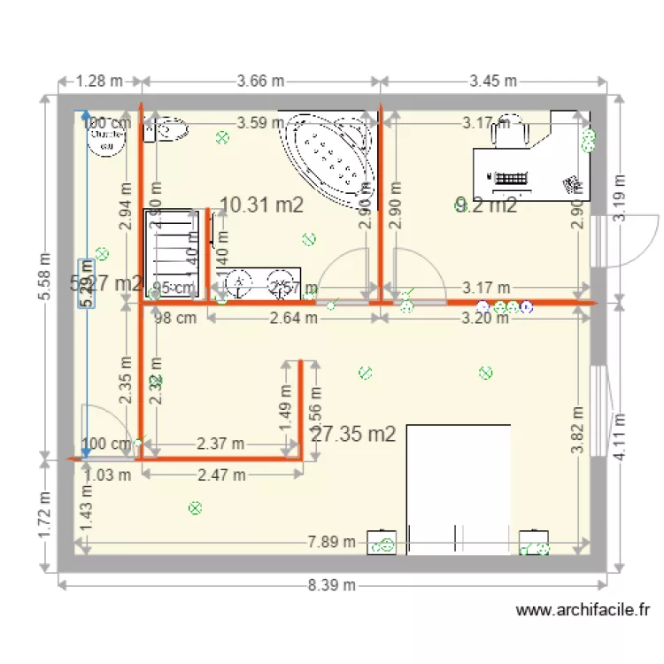suite parent marmande 2 modifier. Plan de 