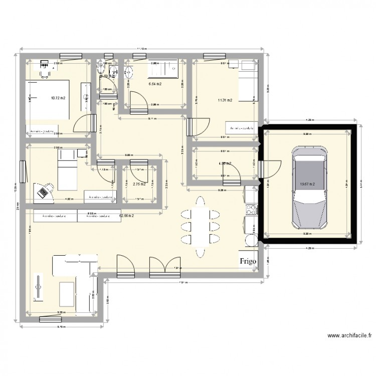 plan architectural. Plan de 0 pièce et 0 m2