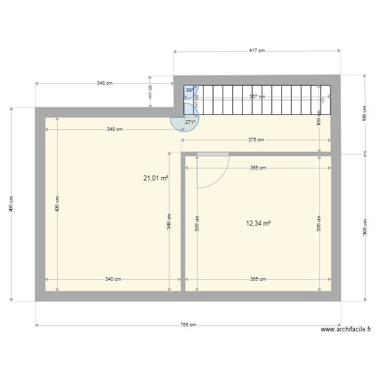 mons en baroeul 2e etage. Plan de 0 pièce et 0 m2