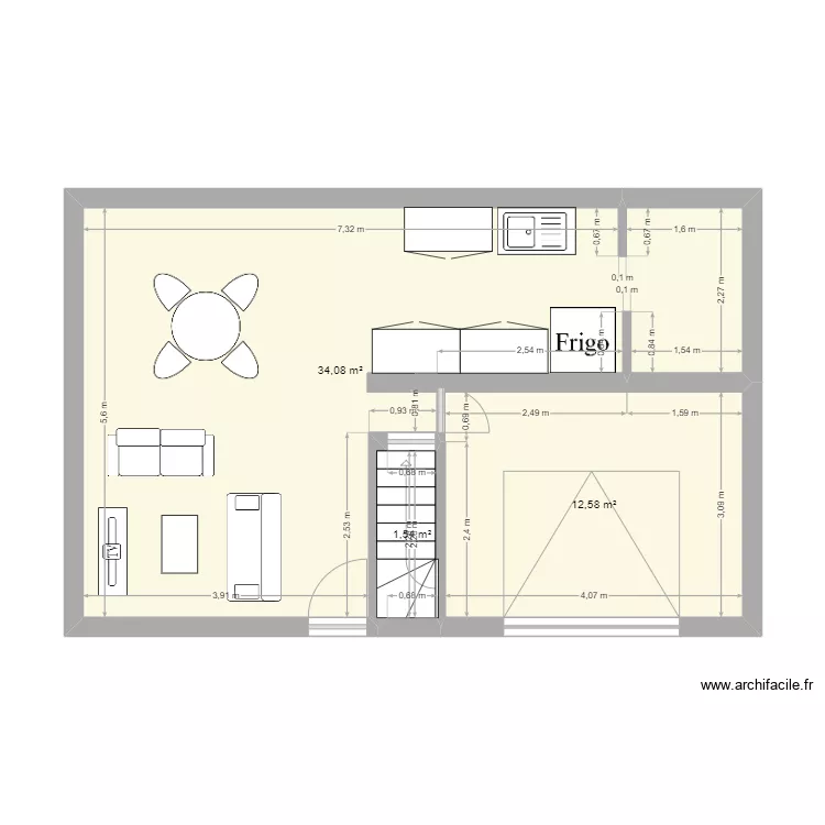 Maison bas. Plan de Maison bas. Plan de