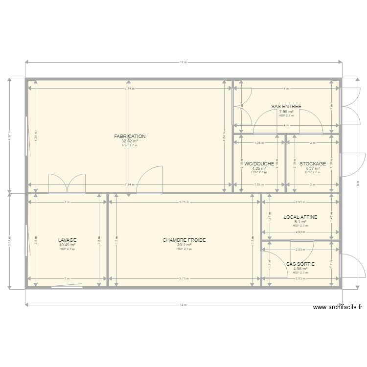 LA BESSETTE. Plan de 0 pièce et 0 m2