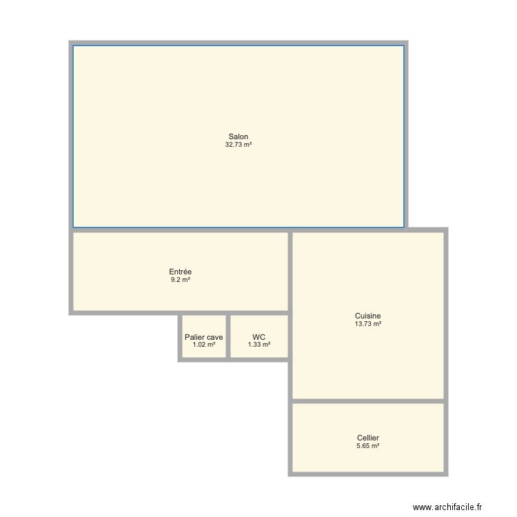 RDC CHRETIEN. Plan de 0 pièce et 0 m2