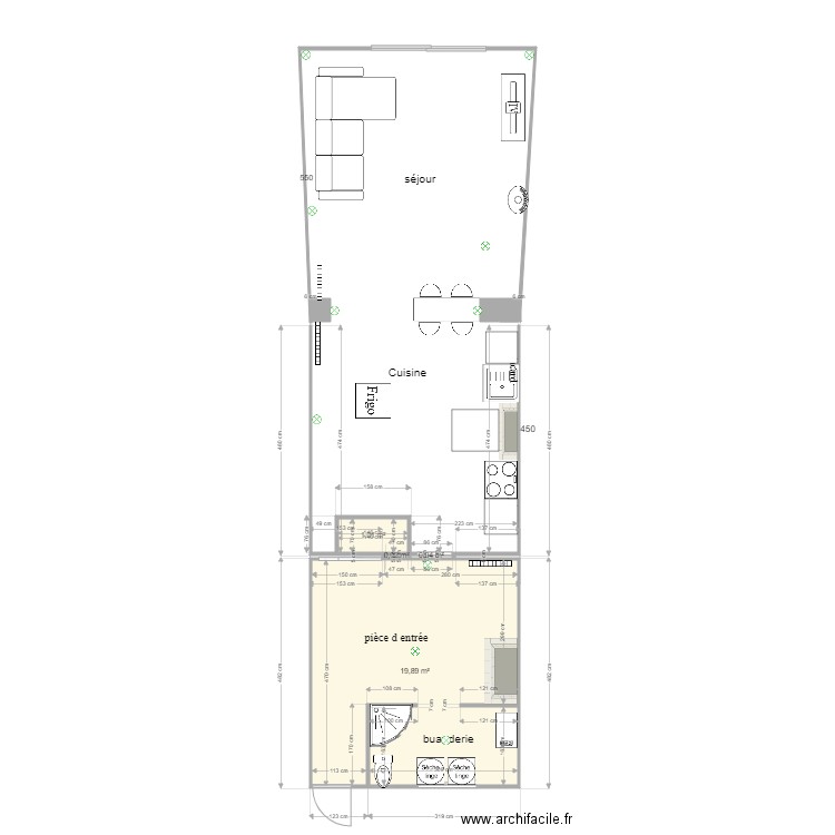 REZ DE CHAUSSEE LENS NOV 2021 elec. Plan de 0 pièce et 0 m2