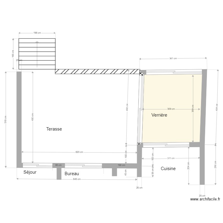 Terrase Projet 5. Plan de 0 pièce et 0 m2