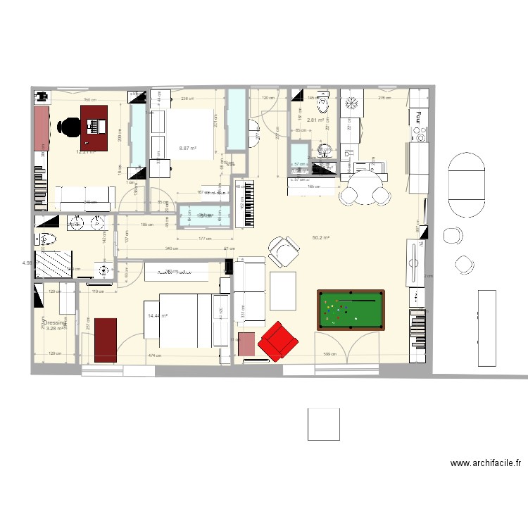 Plan appartement Crocki rev 12. Plan de 0 pièce et 0 m2