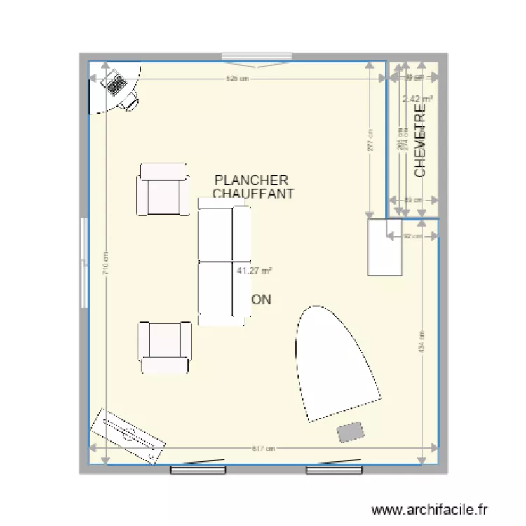 ETAGE 2 AVEC COTATIONS . Plan de ETAGE 2 AVEC COTATIONS . Plan de