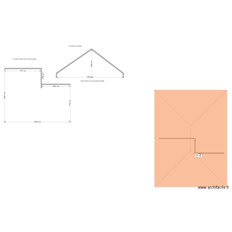 toit st ismier séparation. Plan de 0 pièce et 0 m2