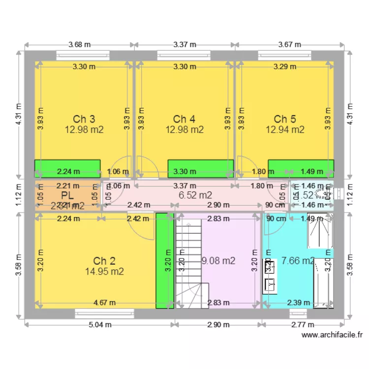 MAES Etage  2. Plan de 