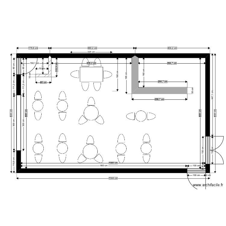 Plan Café Zen 2. Plan de 0 pièce et 0 m2