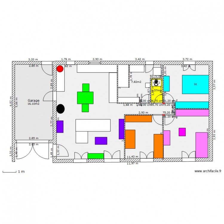 Les Zumanos. Plan de 0 pièce et 0 m2