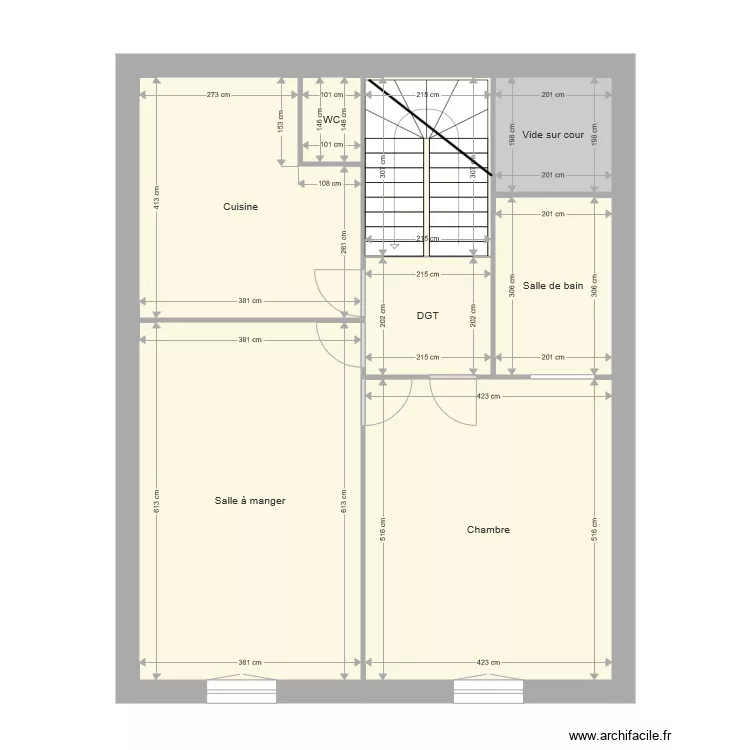 Sol&egrave;ne Labache R1. Plan de 