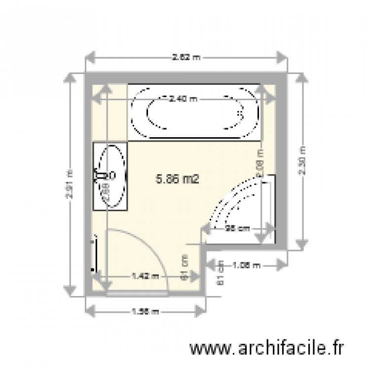 buan . Plan de 0 pièce et 0 m2