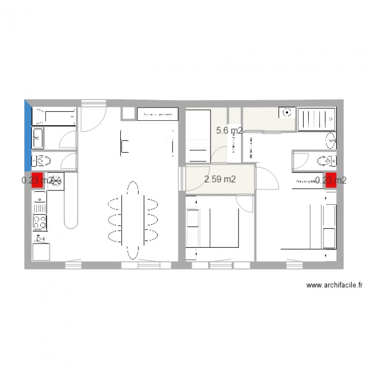 appartement 2. Plan de 0 pièce et 0 m2