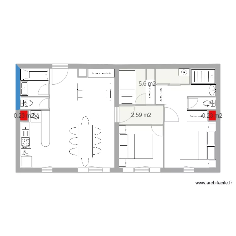 appartement 2. Plan de 