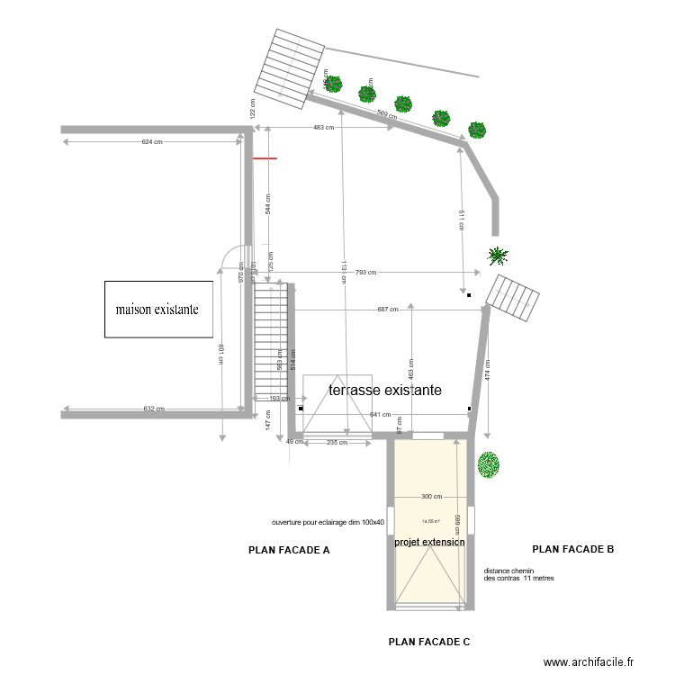 extension garage 2019. Plan de 0 pièce et 0 m2