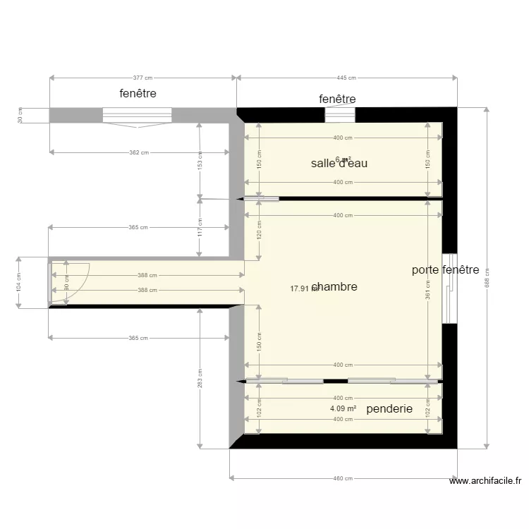 EXTENTION ANDERNOS. Plan de 