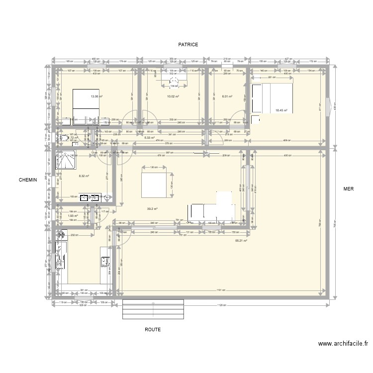 centquatrevingt. Plan de 0 pièce et 0 m2