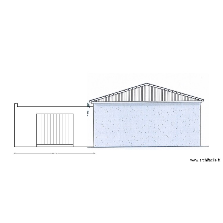 Façade Nord Renaud . Plan de 0 pièce et 0 m2