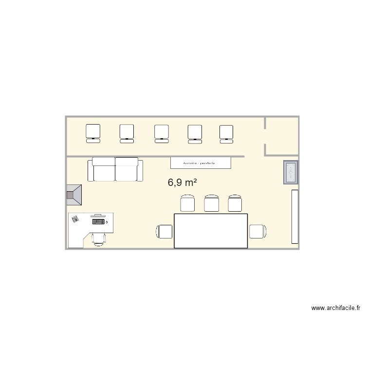Cabane Palombière. Plan de 0 pièce et 0 m2