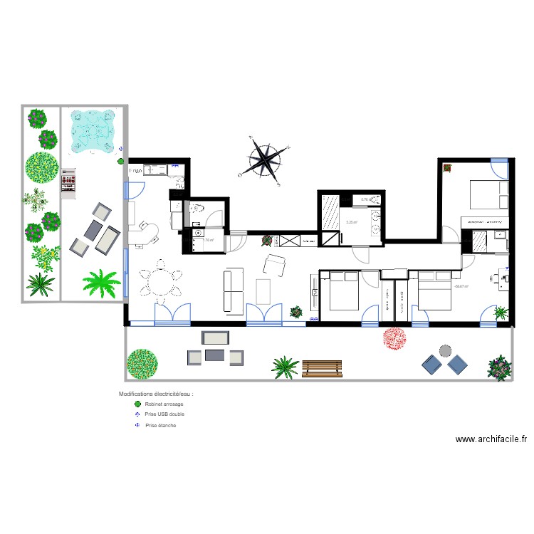 Parallèle 25. Plan de 0 pièce et 0 m2