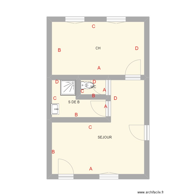 MARCHE AUX BLES. Plan de 0 pièce et 0 m2