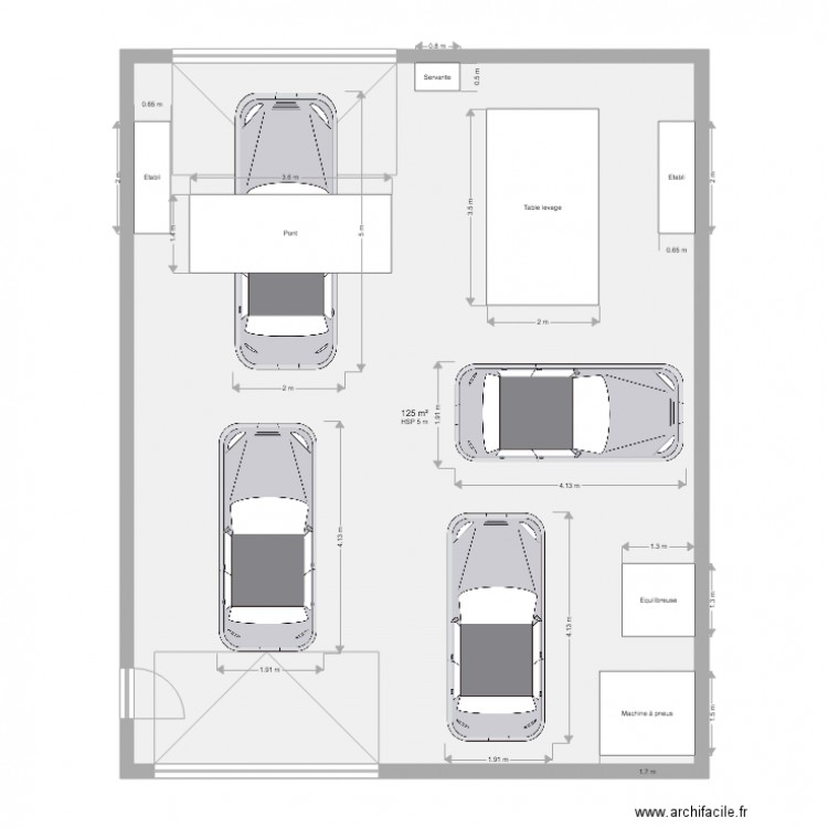 Entrepot 10x13v2. Plan de 0 pièce et 0 m2