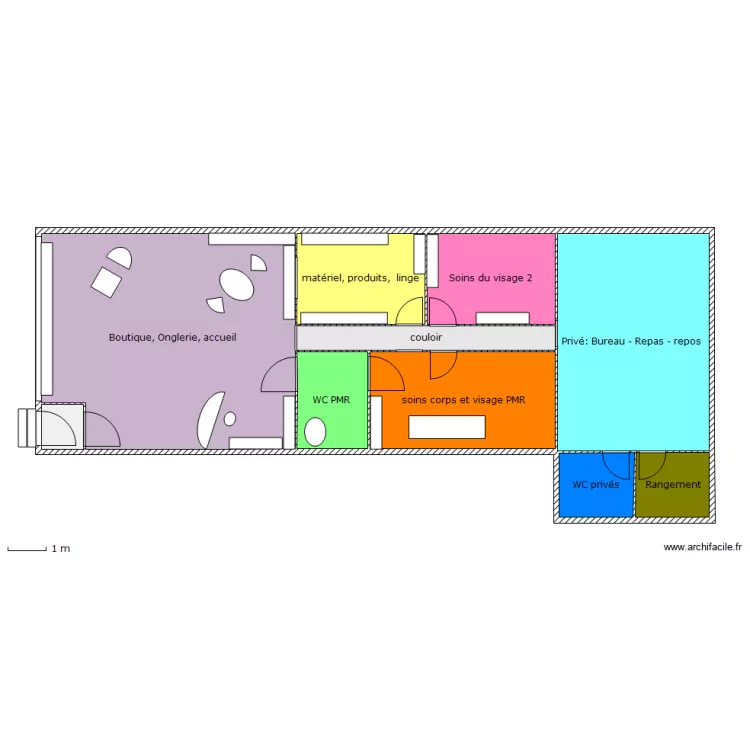 salon esthetique 3. Plan de salon esthetique 3. Plan de
